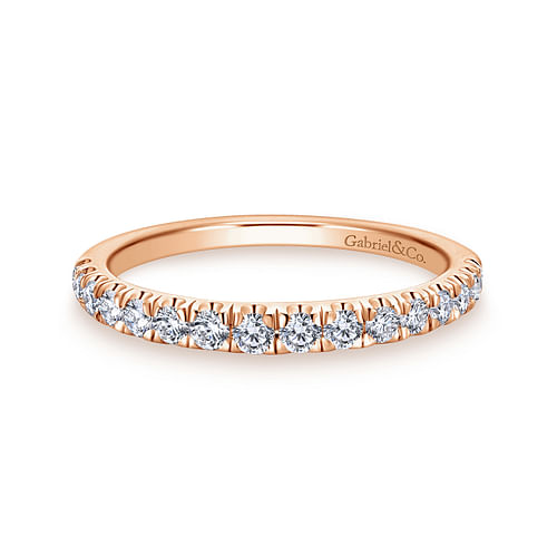 14K Rose Gold Matching Wedding Band