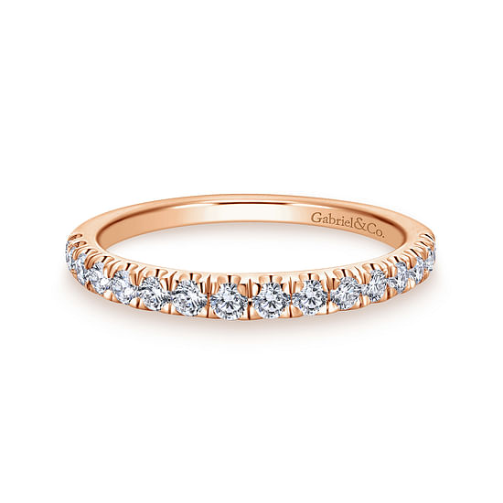 Gabriel - 14K Rose Gold Matching Wedding Band