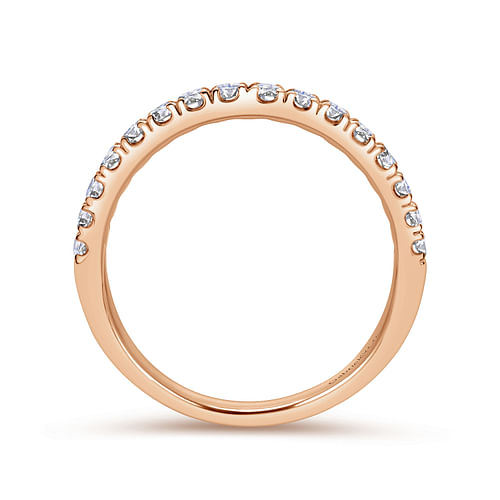 14K Rose Gold Matching Wedding Band