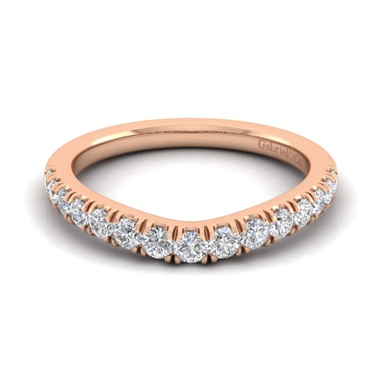 Gabriel - 14K Rose Gold Matching Wedding Band