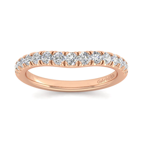 14K Rose Gold Matching Wedding Band