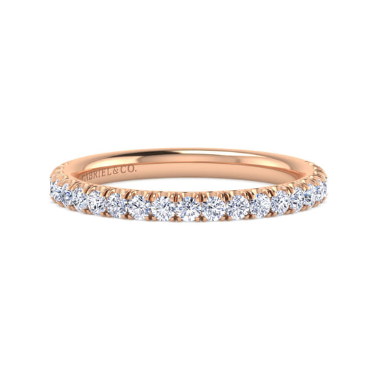 Gabriel - 14K Rose Gold Matching Wedding Band