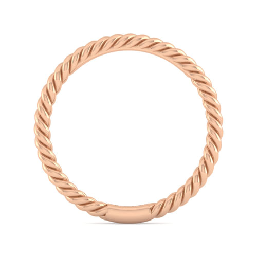 14K Rose Gold Matching Wedding Band