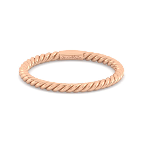14K Rose Gold Matching Wedding Band