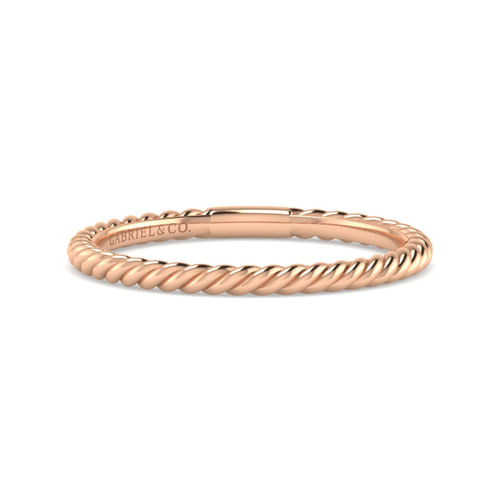 14K Rose Gold Matching Wedding Band