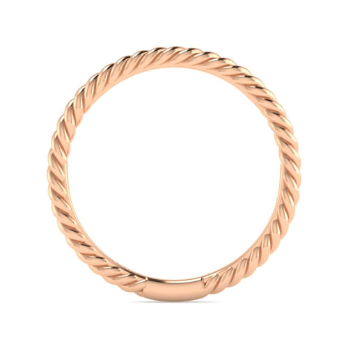 14K Rose Gold Matching Wedding Band