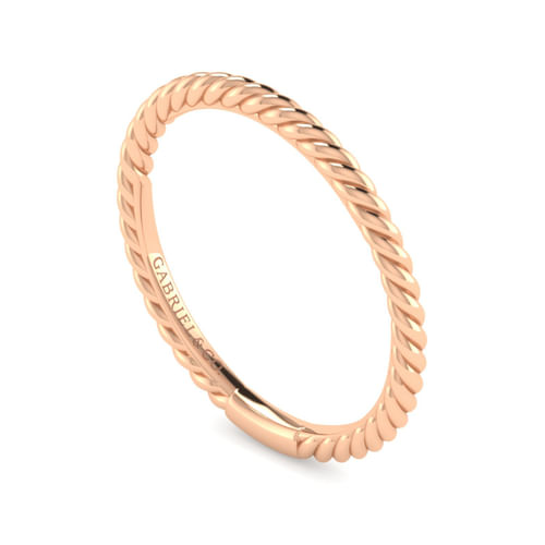 14K Rose Gold Matching Wedding Band
