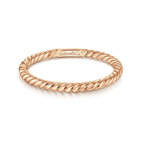 14K Rose Gold Matching Wedding Band