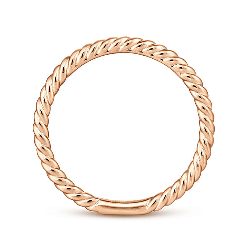 14K Rose Gold Matching Wedding Band