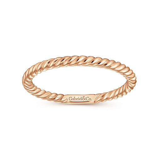 14K Rose Gold Matching Wedding Band