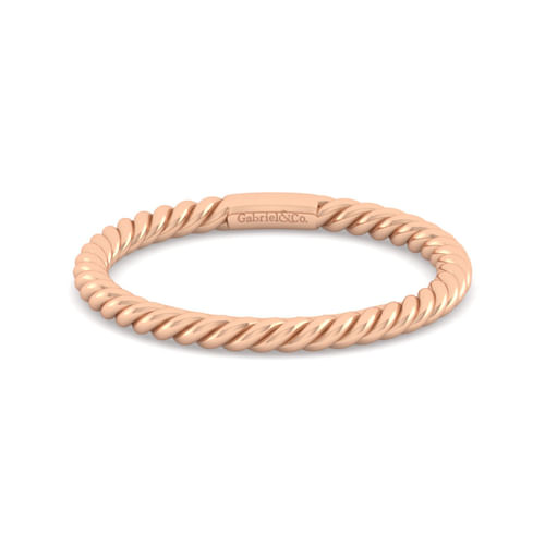 14K Rose Gold Matching Wedding Band