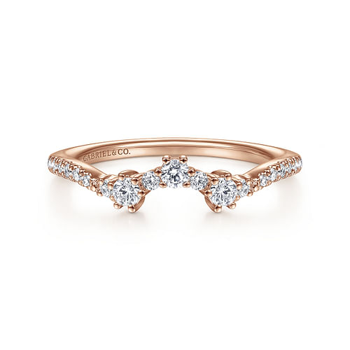 14K Rose Gold Matching Wedding Band