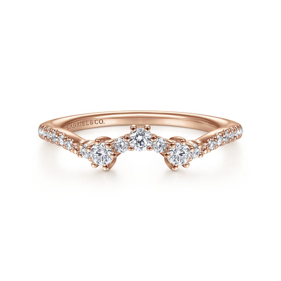 14K Rose Gold Matching Wedding Band