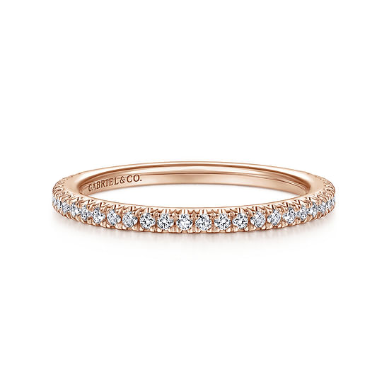 Gabriel - 14K Rose Gold Matching Wedding Band