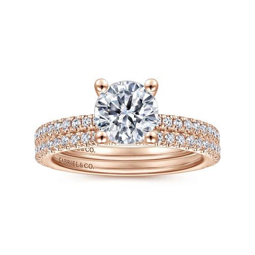 14K Rose Gold Matching Wedding Band