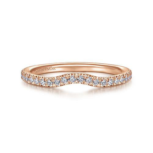 14K Rose Gold Matching Wedding Band