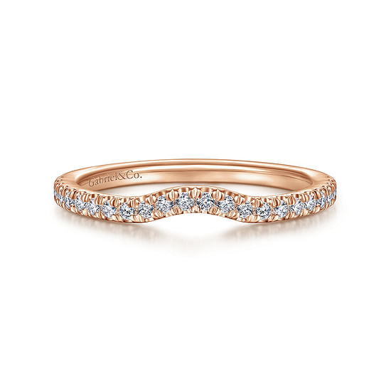 Gabriel - 14K Rose Gold Matching Wedding Band