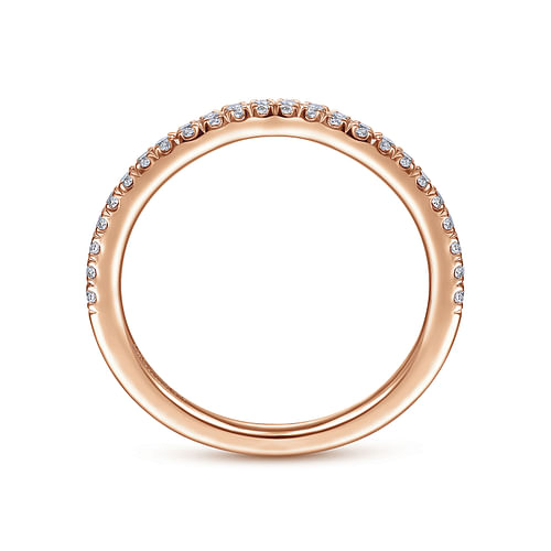 14K Rose Gold Matching Wedding Band