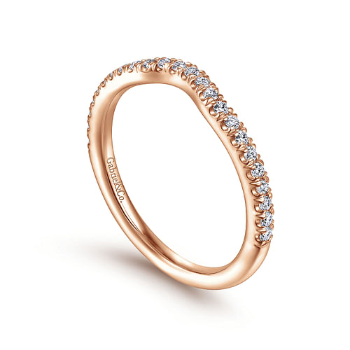 14K Rose Gold Matching Wedding Band