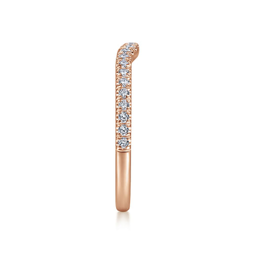 14K Rose Gold Matching Wedding Band