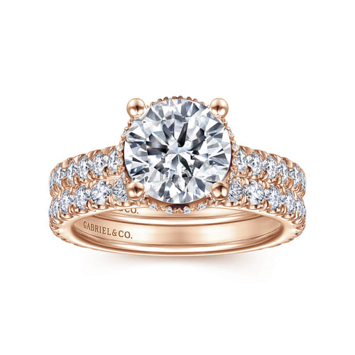 14K Rose Gold Matching Wedding Band