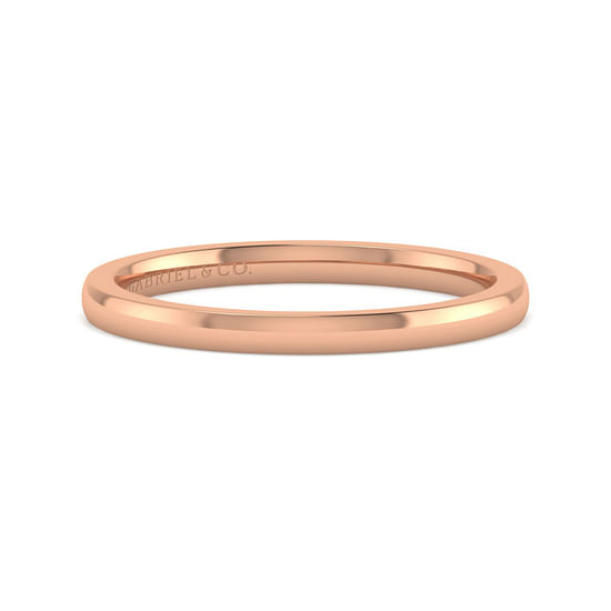 Gabriel - 14K Rose Gold Matching Wedding Band