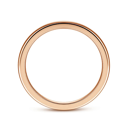 14K Rose Gold Matching Wedding Band