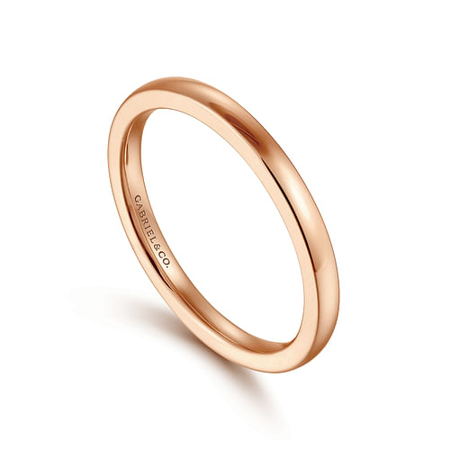 14K Rose Gold Matching Wedding Band