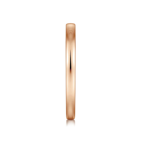 14K Rose Gold Matching Wedding Band