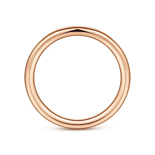 14K Rose Gold Matching Wedding Band