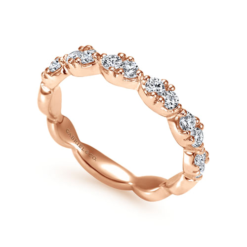14K Rose Gold Matching Wedding Band