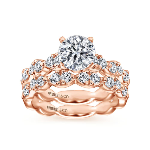 14K Rose Gold Matching Wedding Band