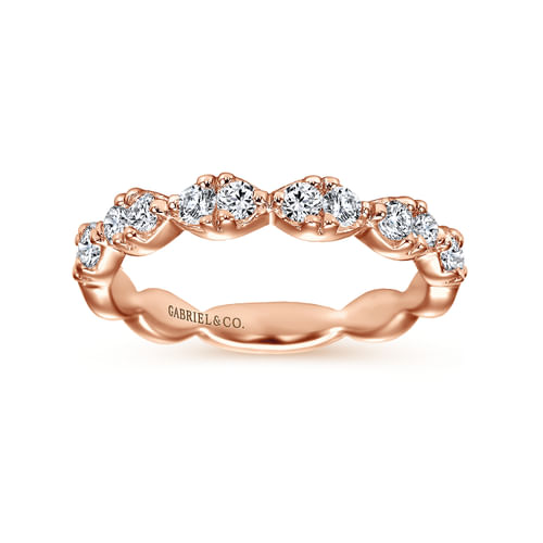14K Rose Gold Matching Wedding Band