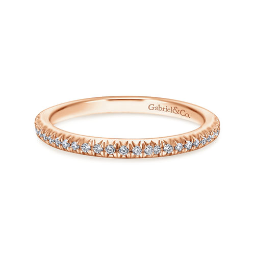 14K Rose Gold Matching Wedding Band