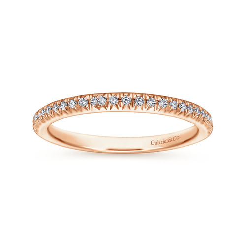 14K Rose Gold Matching Wedding Band