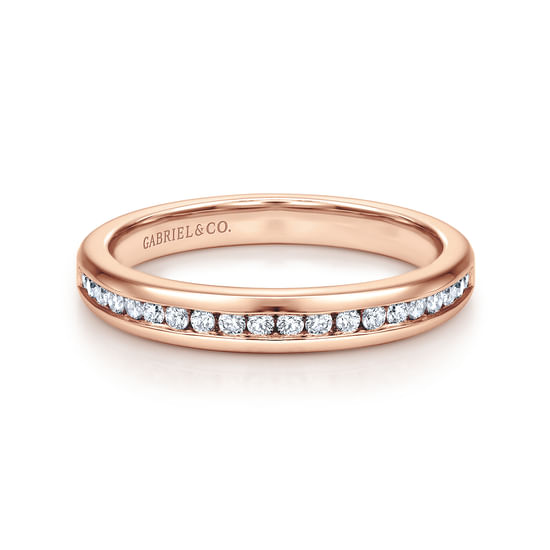 Gabriel - 14K Rose Gold Matching Wedding Band