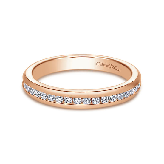 Gabriel - 14K Rose Gold Matching Wedding Band