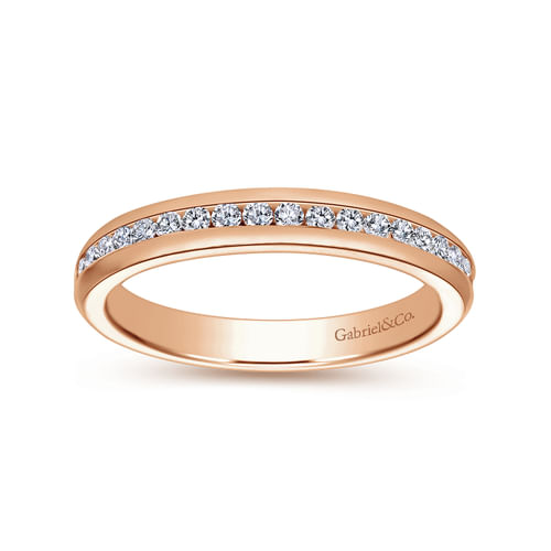 14K Rose Gold Matching Wedding Band