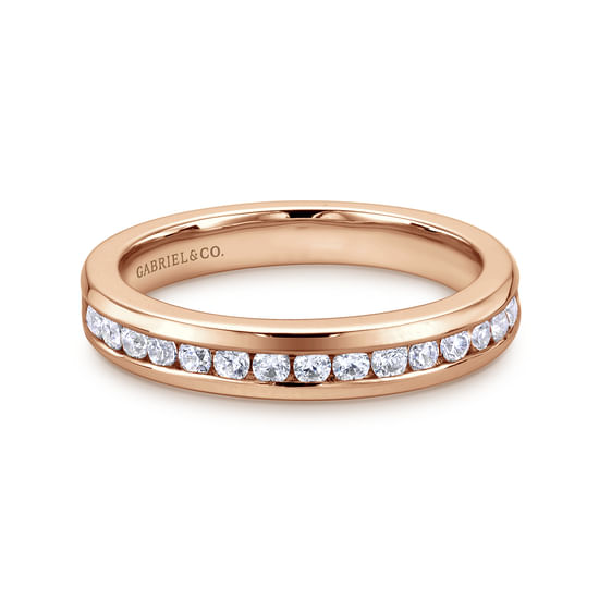 Gabriel - 14K Rose Gold Matching Wedding Band