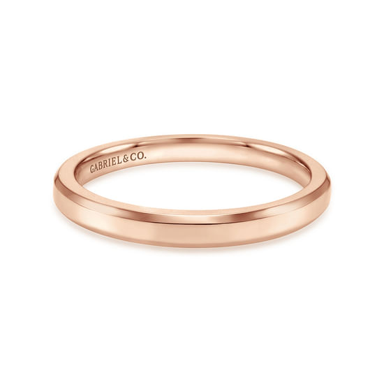 Gabriel - 14K Rose Gold Matching Wedding Band