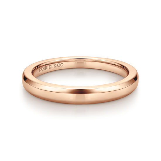 Gabriel - 14K Rose Gold Matching Wedding Band