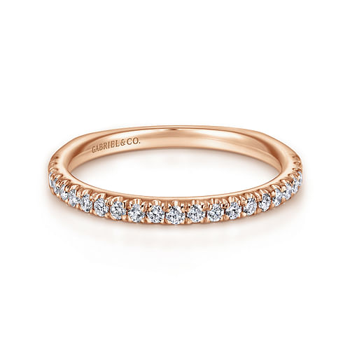14K Rose Gold Matching Wedding Band