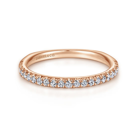 Gabriel - 14K Rose Gold Matching Wedding Band