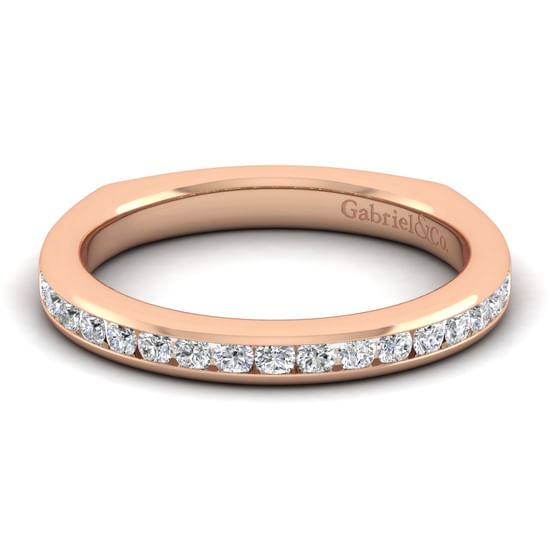Gabriel - 14K Rose Gold Matching Wedding Band