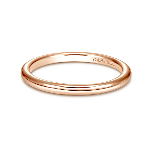 14K Rose Gold Matching Wedding Band