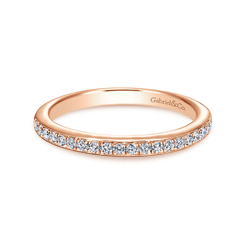 14K Rose Gold Matching Wedding Band