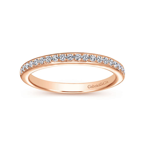 14K Rose Gold Matching Wedding Band