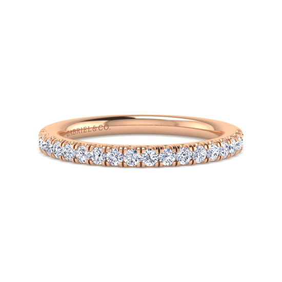Gabriel - 14K Rose Gold Matching Wedding Band