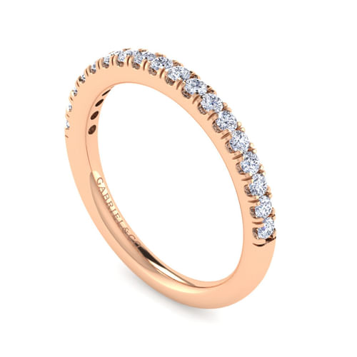 14K Rose Gold Matching Wedding Band