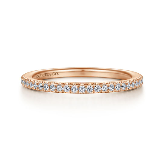 Gabriel - 14K Rose Gold Matching Wedding Band